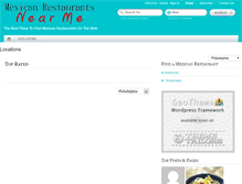 Tablet Screenshot of mexicanrestaurantsnearme.com